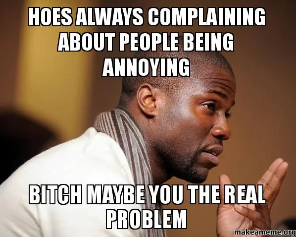 complaining